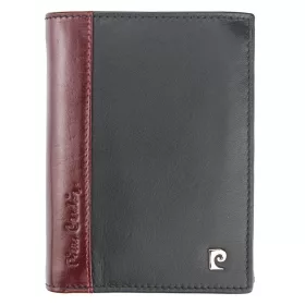   Pierre Cardin TILAK30 326 fekete-piros férfi bőr pénztárca 10,5 x 12,7  cm