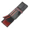 Pierre Cardin TILAK35 324 RFID fekete-piros férfi bőr pénztárca 12 x 9,5 cm