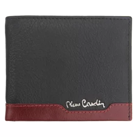   Pierre Cardin TILAK37 8824 RFID fekete-piros férfi bőr pénztárca 11 x 9 x 2 cm