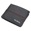 Pierre Cardin TILAK38 325 RFID fekete-piros férfi bőr pénztárca 12 x 9.5 x 2.5 cm