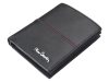 Pierre Cardin TILAK38 326 RFID fekete-piros férfi bőr pénztárca 10.5 x 12.7 x 2.8 cm