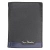 Pierre Cardin TILAK37 326 RFID fekete férfi bőr pénztárca 10.5 x 12.7 x 2.8 cm