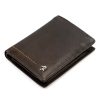 Rovicky N4-CMC barna férfi valódi bőr pénztárca 9.5 x 12.5 x 2.5 cm