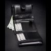 Rovicky N4L-CMC fekete férfi valódi bőr pénztárca 9.5 x 12.5 x 2.5 cm