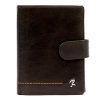 Rovicky N4L-CMC barna férfi valódi bőr pénztárca 9.5 x 12.5 x 2.5 cm