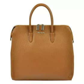   Pierre Cardin 55045 TSC barna női bőr kézitáska, válltáska, oldaltáska 34 x 31.5 x 17 cm