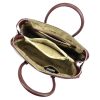 Pierre Cardin 55045 TSC barna női bőr kézitáska, válltáska, oldaltáska 34 x 31.5 x 17 cm