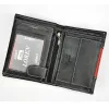 Loren N4-DDG fekete-piros férfi bőr pénztárca 10 x 13.3 x 2.5 cm