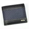 Loren N992-DDG fekete-sötétkék férfi bőr pénztárca 12.8 x 10.5 x 2.5 cm 