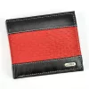 Loren N992-DDG fekete-piros férfi bőr pénztárca 12.8 x 10.5 x 2.5 cm 