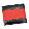 Loren N992-DDG fekete-piros férfi bőr pénztárca 12.8 x 10.5 x 2.5 cm 