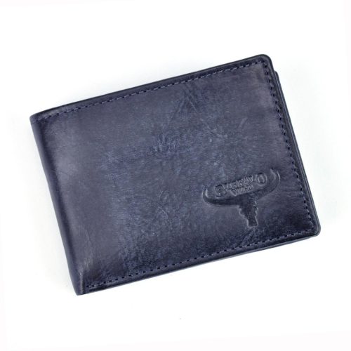 Wild N1184-HP navy férfi bőr pénztárca 9.5 x 7 x 1.8 cm