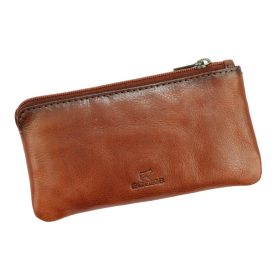 EL FORREST 990-29 barna bőr kulcstartó 15 x 7.5 x 1.5 cm