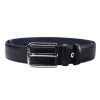 Pierre Cardin PSN 6206 kék férfi marhabőr öv 3.5 cm