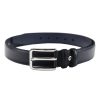Pierre Cardin PSN 6206 kék férfi marhabőr öv 3.5 cm