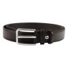 Pierre Cardin PSN 6206 barna férfi marhabőr öv 3.5 cm