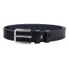 Pierre Cardin PSN 6207 kék férfi marhabőr öv 3.5 cm