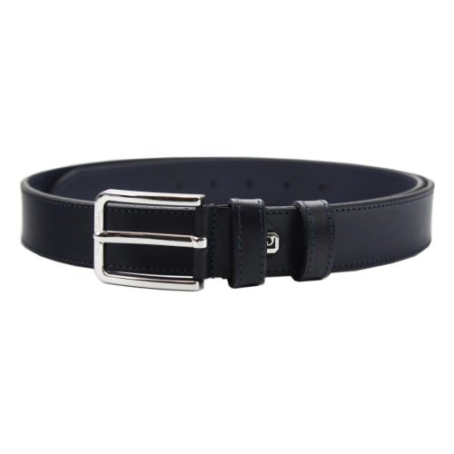 Pierre Cardin PSN 6207 kék férfi marhabőr öv 3.5 cm