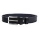 Pierre Cardin PSN 6207 kék férfi marhabőr öv 3.5 cm
