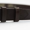 Pierre Cardin PSN 6207 kék férfi marhabőr öv 3.5 cm
