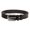 Pierre Cardin PSN 6207 kék férfi marhabőr öv 3.5 cm