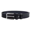 Pierre Cardin PSN 6207 kék férfi marhabőr öv 3.5 cm