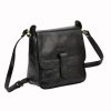 Pierre Cardin 4227 GNC XXX barna férfi bőr válltáska, crossbody 21 x 23 x 11 cm