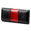 Cavaldi PX24-1-RS fekete női rostbőr pénztárca 18.5 x 9 x 3.5 cm