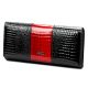 Cavaldi PX24-1-RS fekete női rostbőr pénztárca 18.5 x 9 x 3.5 cm