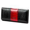Cavaldi PX24-1-RS fekete női rostbőr pénztárca 18.5 x 9 x 3.5 cm