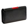 Cavaldi PX24-1-RS fekete női rostbőr pénztárca 18.5 x 9 x 3.5 cm