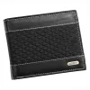 Loren N992-DDG fekete férfi bőr pénztárca 12.8 x 10.5 x 2.5 cm 