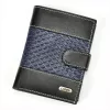 Loren N4L-DDG fekete-sötétkék férfi bőr pénztárca 10.5 x 13.3 x 2.5 cm 
