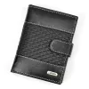 Loren N4L-DDG fekete-sötétkék férfi bőr pénztárca 10.5 x 13.3 x 2.5 cm 