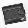 Loren N992L-DDG fekete-szürke férfi bőr pénztárca 13 x 10.8 x 2.2 cm