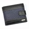 Loren N992L-DDG fekete-szürke férfi bőr pénztárca 13 x 10.8 x 2.2 cm