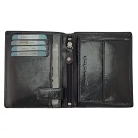   Giorgio Carelli férfi fekete bőr pénztárca,  RFID védelemmel