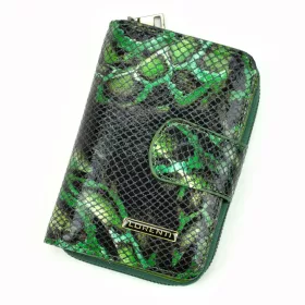   Lorenti 76115-MSN RFID zöld női bőr pénztárca 9.5 x 13 x 3.8 cm