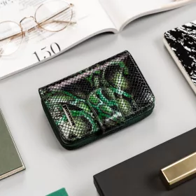  Lorenti 76115-MSN RFID zöld női bőr pénztárca 9.5 x 13 x 3.8 cm