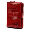 EL FORREST 821-58 RFID piros női bőr pénztárca 8.5 x 13 x 3 cm