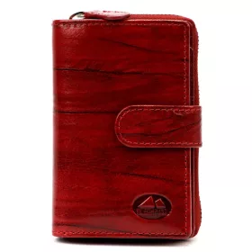   EL FORREST 821-58 RFID piros női bőr pénztárca 8.5 x 13 x 3 cm