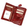 EL FORREST 821-58 RFID piros női bőr pénztárca 8.5 x 13 x 3 cm