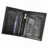 Rovicky RV-7870 fekete férfi bőr pénztárca 10 x 13.3 x 3 cm
