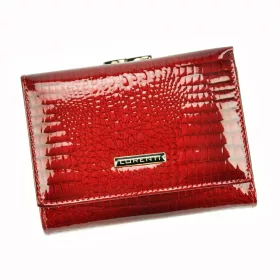   Lorenti 15-09-RS RFID piros női bőr pénztárca 12.5 x 9 x 4 cm