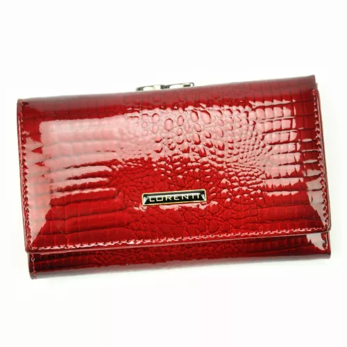 Lorenti 55020-RS RFID piros női bőr pénztárca 14.5 x 8.5 x 3.5 cm