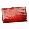 Lorenti 55020-RS RFID piros női bőr pénztárca 14.5 x 8.5 x 3.5 cm