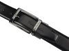 Pierre Cardin FWJX5 kék-fekete forgatható férfi bőr öv 120 x 3.5 cm