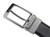 Pierre Cardin FWJX5 kék-fekete forgatható férfi bőr öv 120 x 3.5 cm
