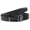Pierre Cardin FWJX5 kék-fekete forgatható férfi bőr öv 120 x 3.5 cm