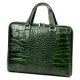 Camilla 777 CROCO zöld női bőr laptoptáska 40 x 31 x 6 cm
